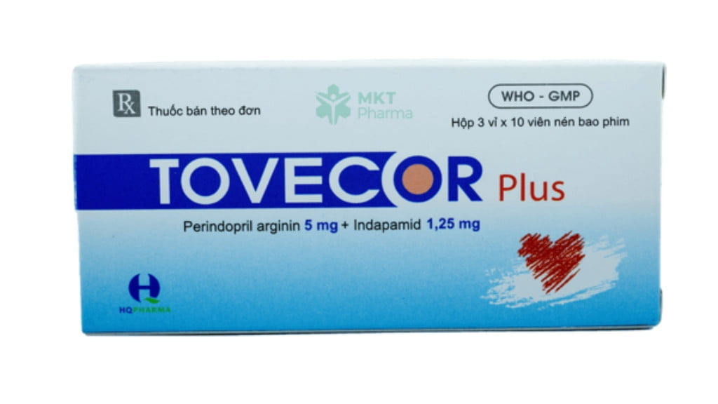 Tovecor plus - Thuốc điều trị tăng huyết áp