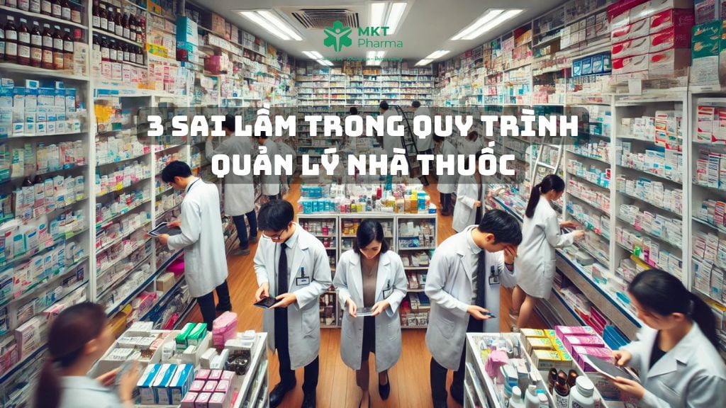 3 Sai lầm thường gặp khiến quản lý nhà thuốc kém hiệu quả