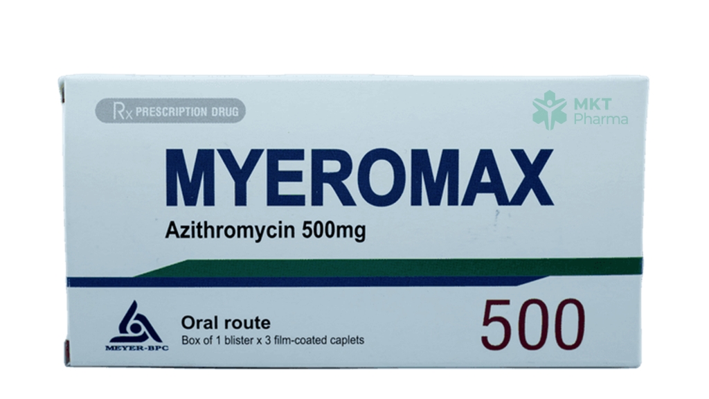 Thuốc Myeromax 500 điều trị bệnh lậu