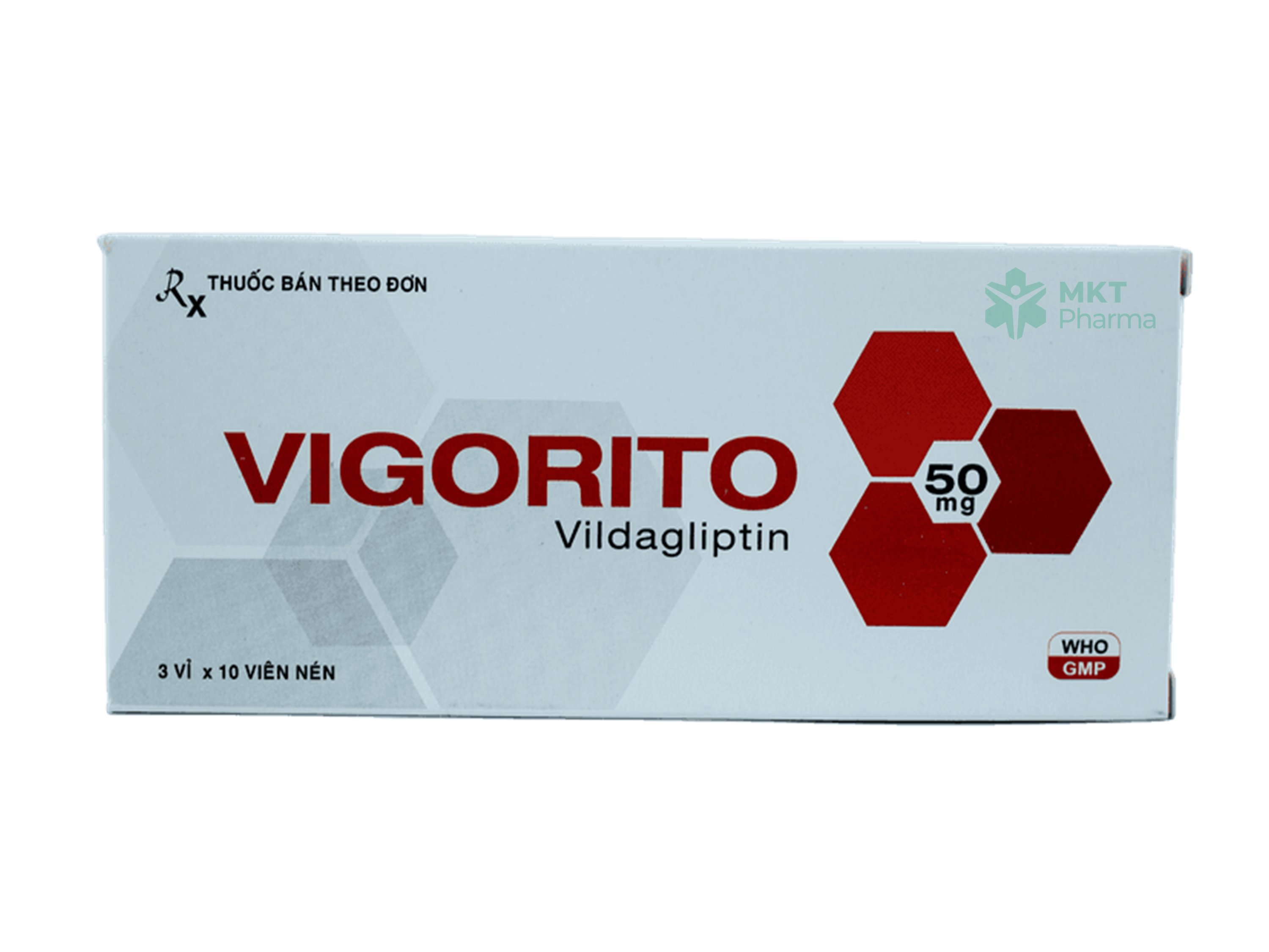 Vigorito với hoạt chất vildagliptin điều trị đái tháo đường type 2