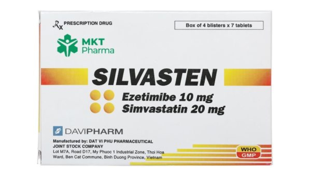 Thuốc Silvasten điều trị xơ vữa động mạch