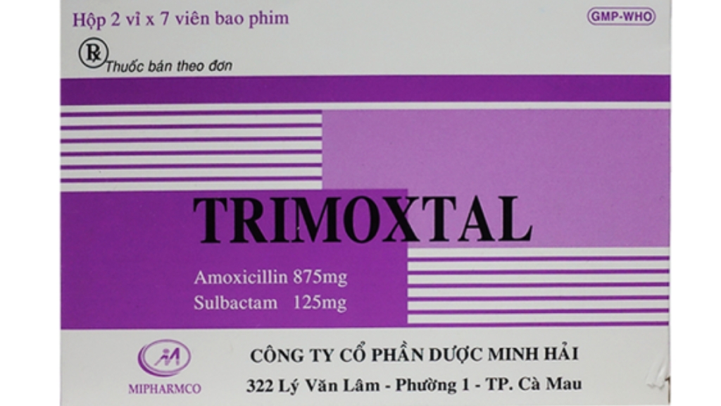 Thuốc Trimoxtal 875/125 điều trị viêm phổi