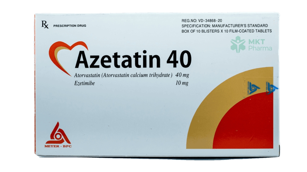 Azelatin 40 điều trị rối loạn lipid máu