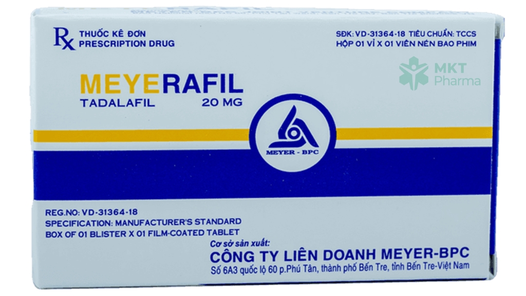 Thuốc Meyerafil là thuốc điều trị rối loạn cương dương
