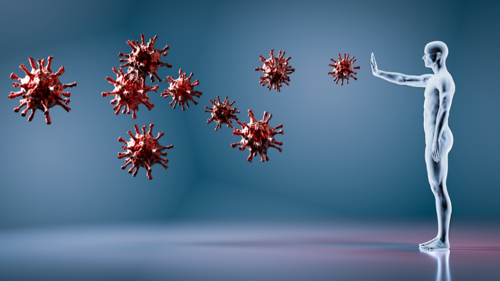 Một hệ miễn dịch kém sẽ tạo điều kiện cho vi khuẩn virus xâm nhập